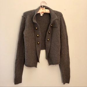 Gray Mossimo Cropped Sweater